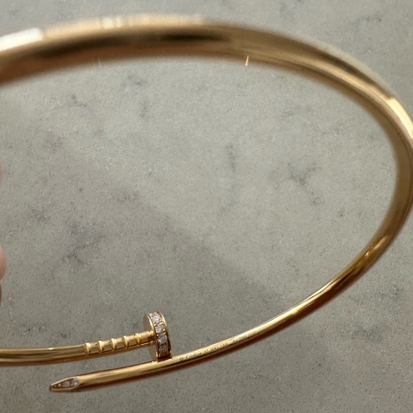 JUSTE UN CLOU BRACELET, SMALL MODEL, DIAMONDS - Picture 6 of 9